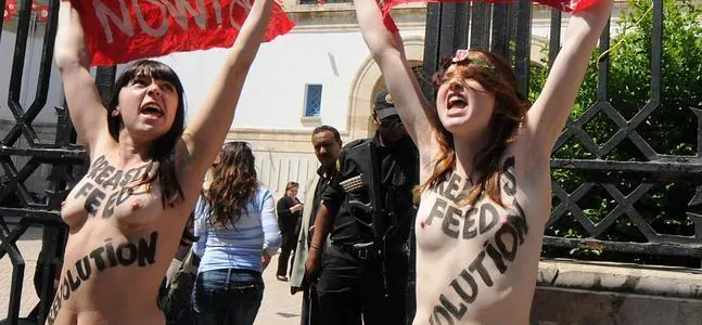 Cuatro meses de prisión para las tres activistas de Femen