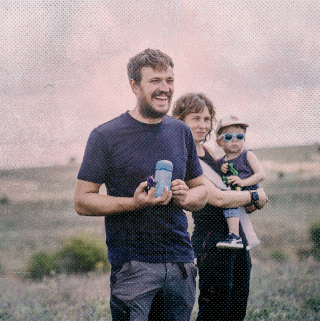 Foto de familia feliz